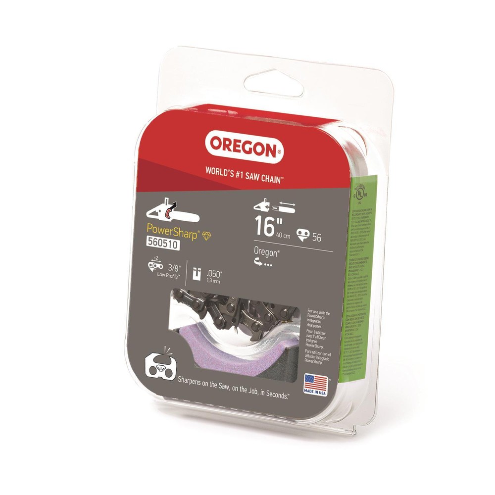 Oregon 560510 Replacement PowerSharp Chain, CS300 and CS1500, 16"