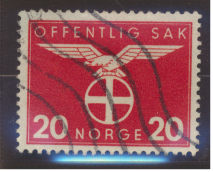 Norway Stamp Scott #O48, Used
