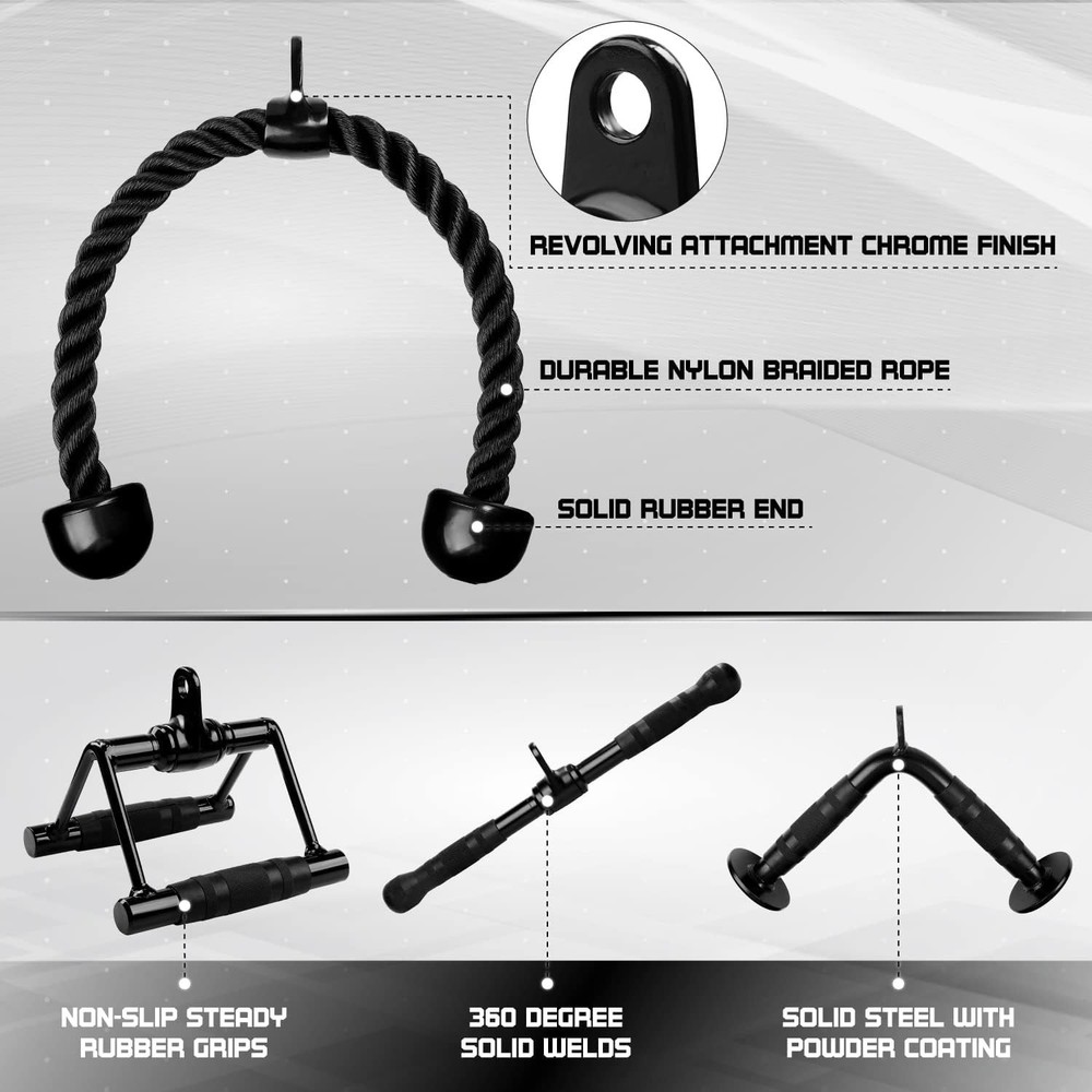 Essential Cable Machine Accessories Combo for Every Workout