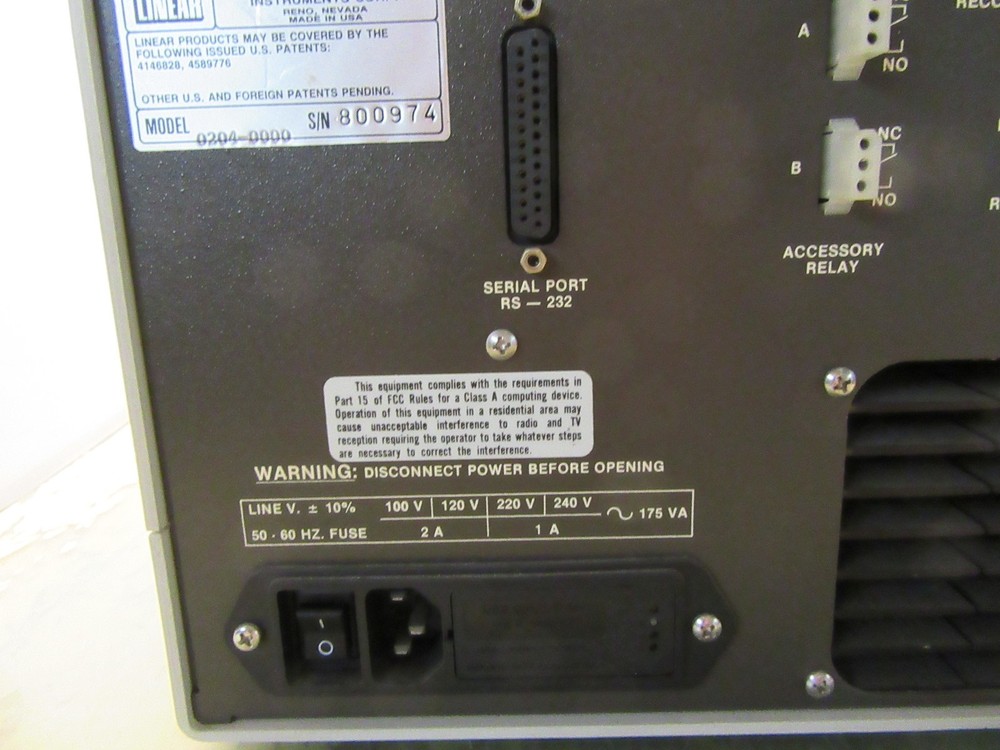 linear uvis 204 variable wavelength absorbance detector [3*A-16]