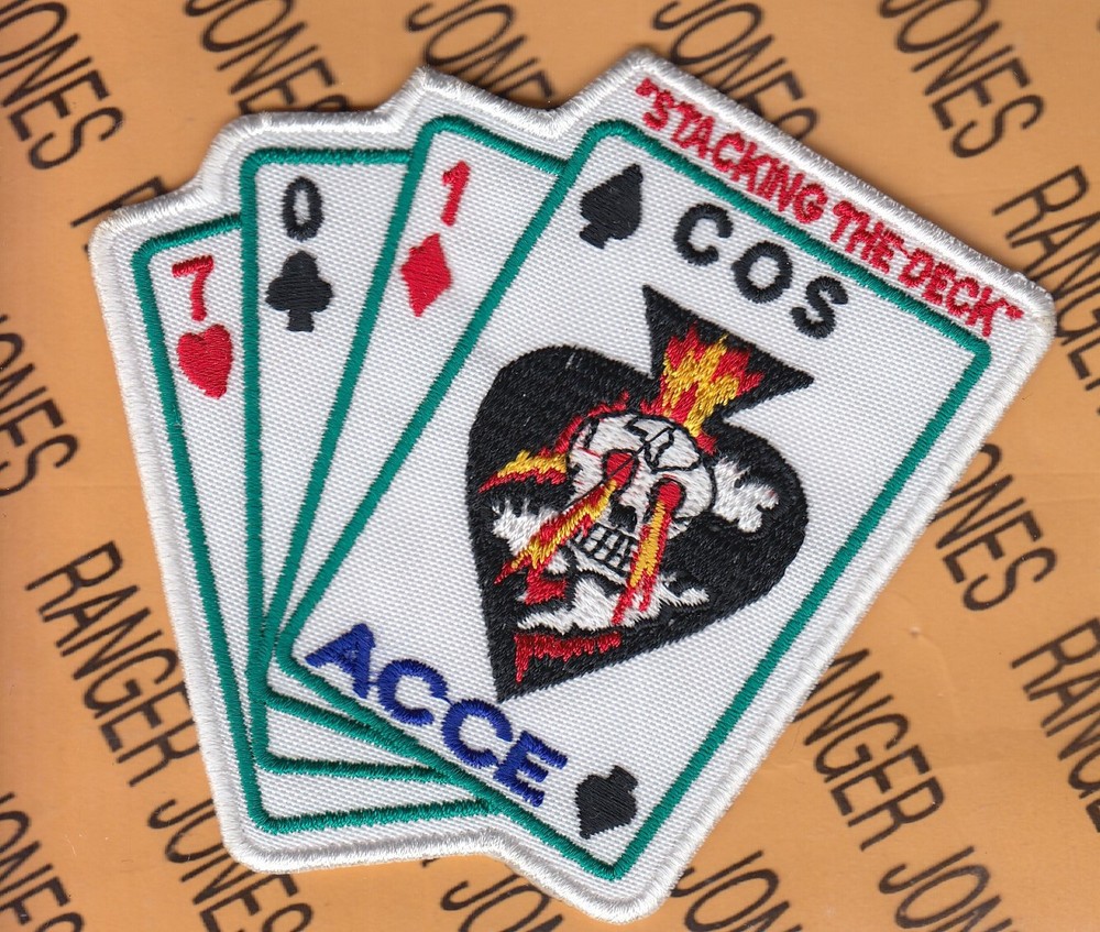 USAF Air Force 701st Combat Operations Sq COS ACCE ~4" patch c/e