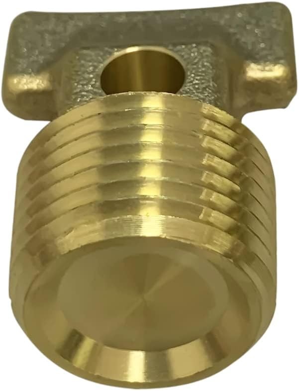 Solid Brass Boat Garboard Drain Plugs 1/2" NPT Thread For Boat Hulls