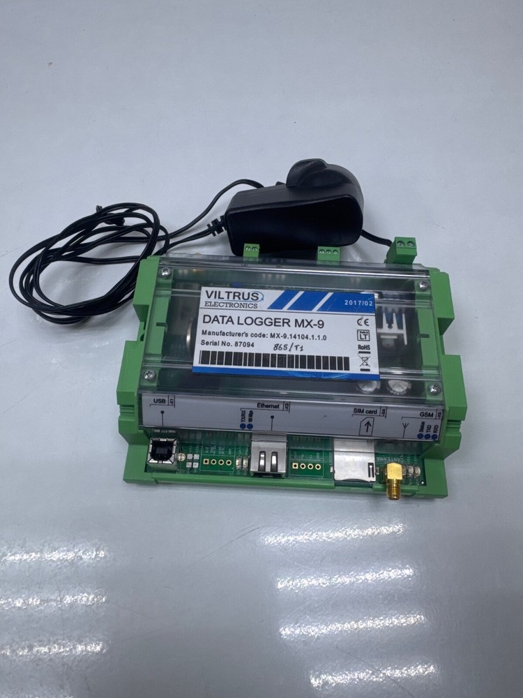 VILTRUS ELECTRONICS MBUS DATA LOGGER MX-9 (9-36VDC) with adapter