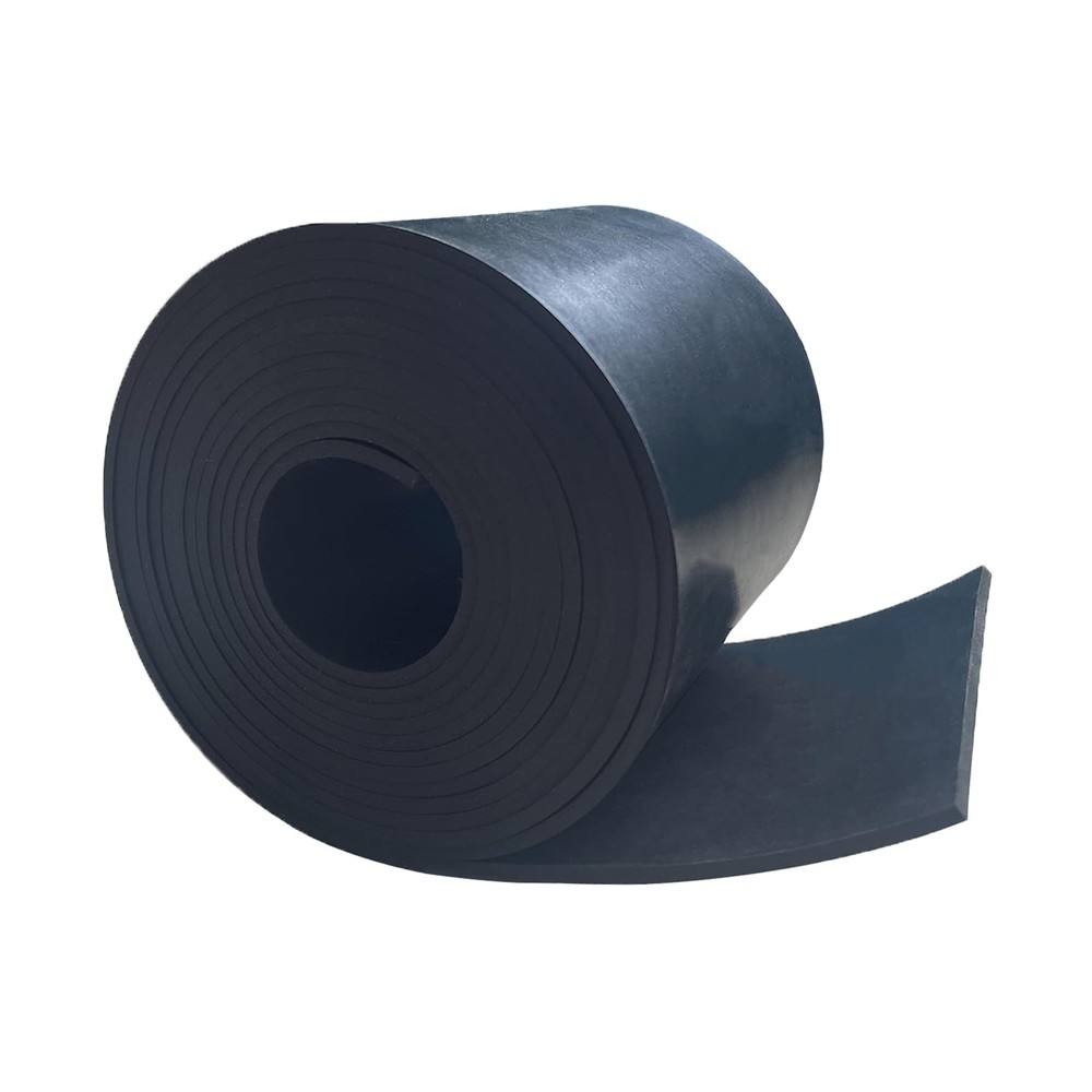 Solid Rubber SheetsRolls & Strips 1/8 .125" Thick X 4" Wide X 10'Long Solid R...