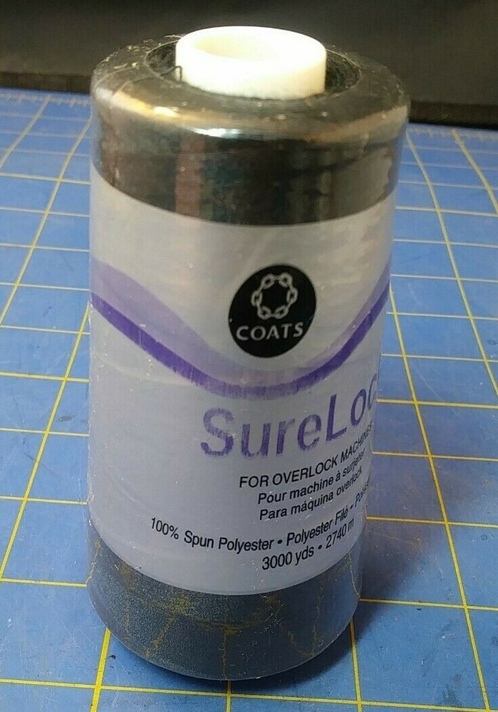 Surelock Overlock Thread 3,000yd Black 071484040134