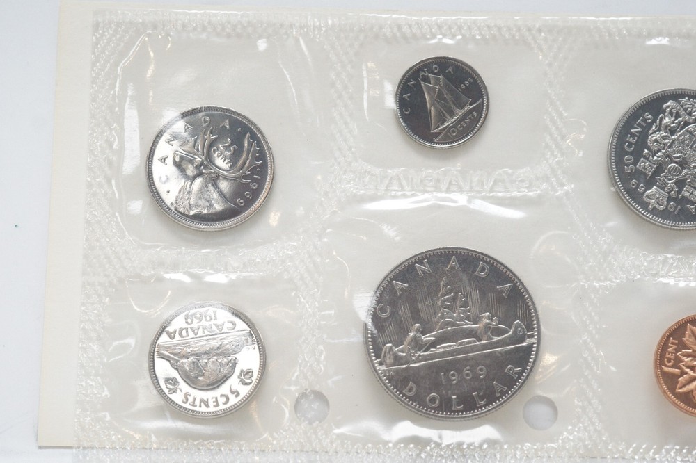 1969 Canada Mint Sealed 6 Coin Set (otb1106)