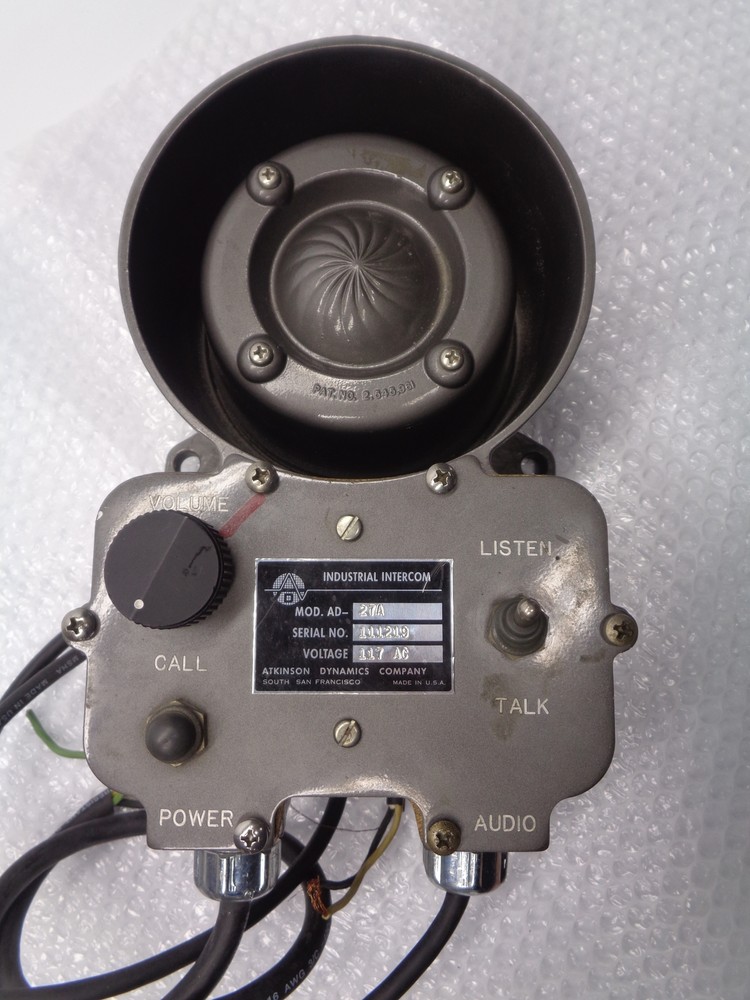 ATKINSON AD-27A INTERCOM UNMP