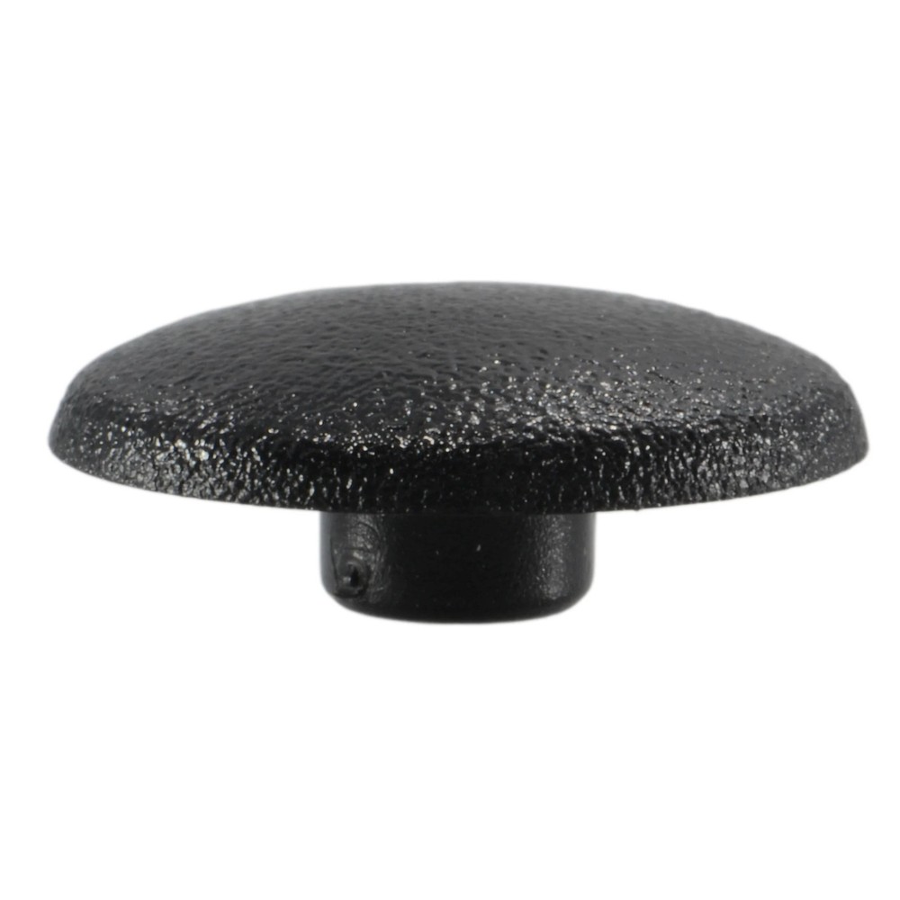 7mm Black Nylon Plastic Socket Trim Caps (20 pcs.)