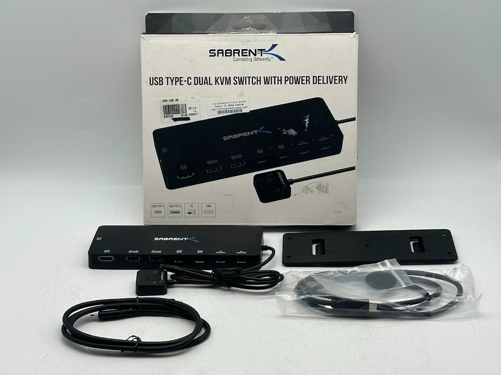 Sabrent 2-Port USB Type-C KVM Switch