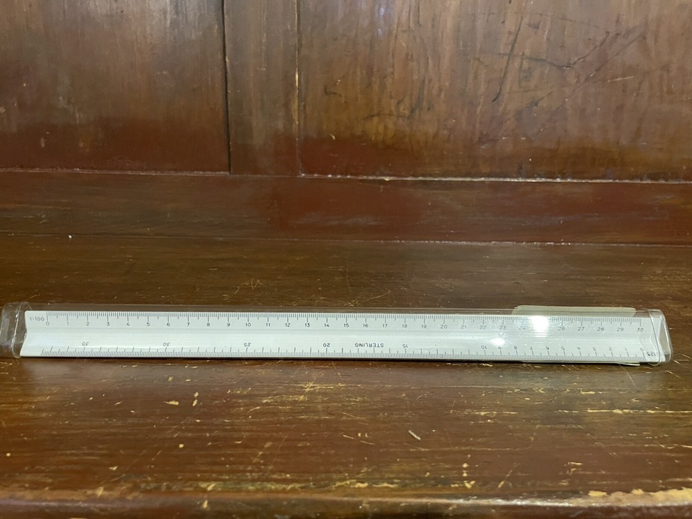 NEW! Sterling 30cm Metric Scale #554 6 Scale Ruler