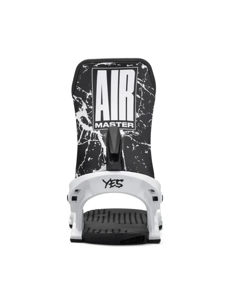 YES. Airmaster Snowboard Bindings, Splatter White, Medium MY26