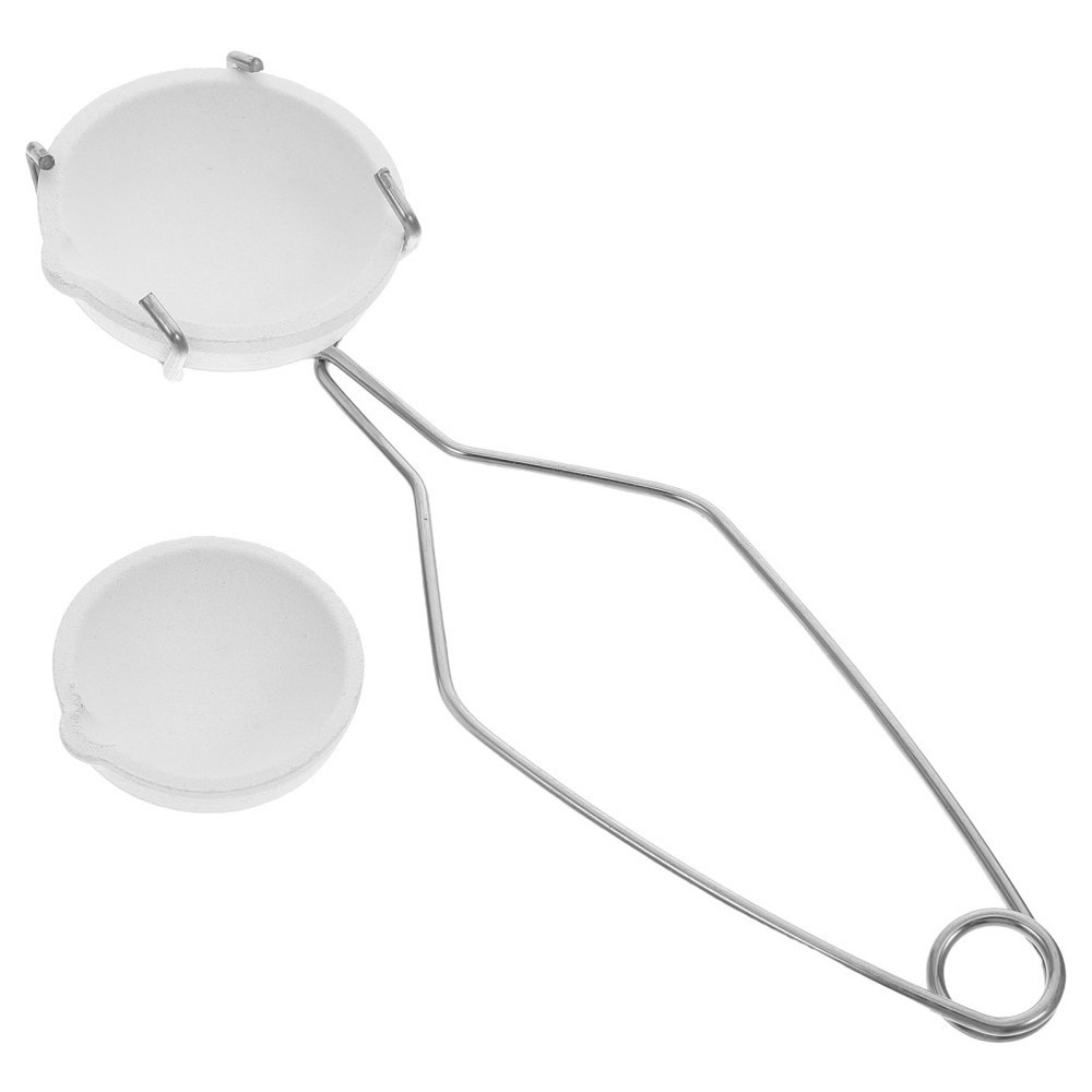 Melting Dish for Silver Refining Tools Ceramic Bowl Crucible