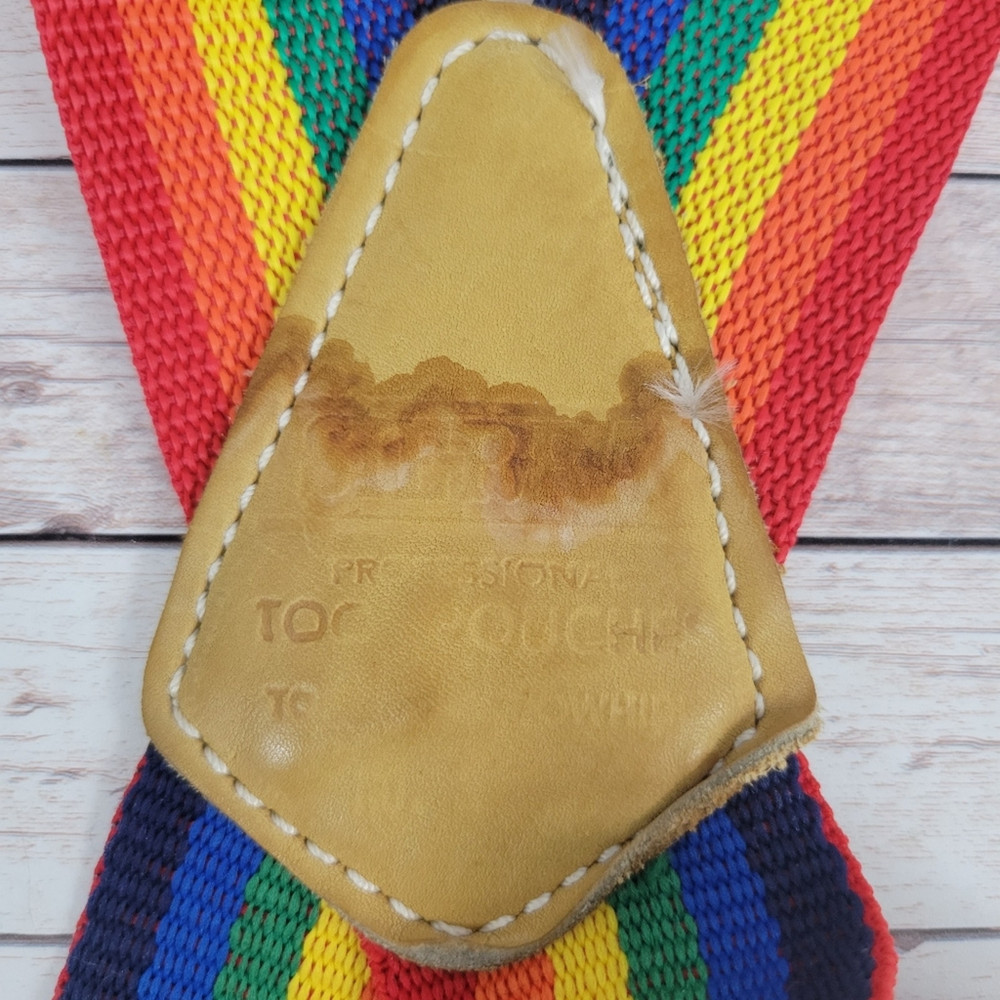 Rainbow Suspenders Wide Pant Clips