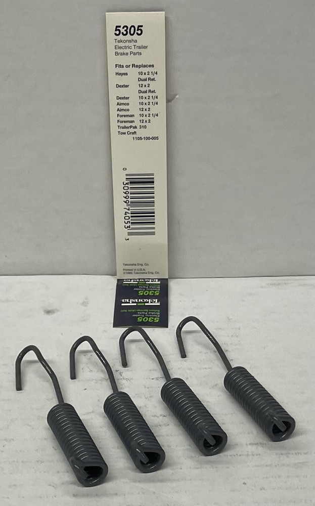 Tekonsha 5305 Trailer Brake Return Springs