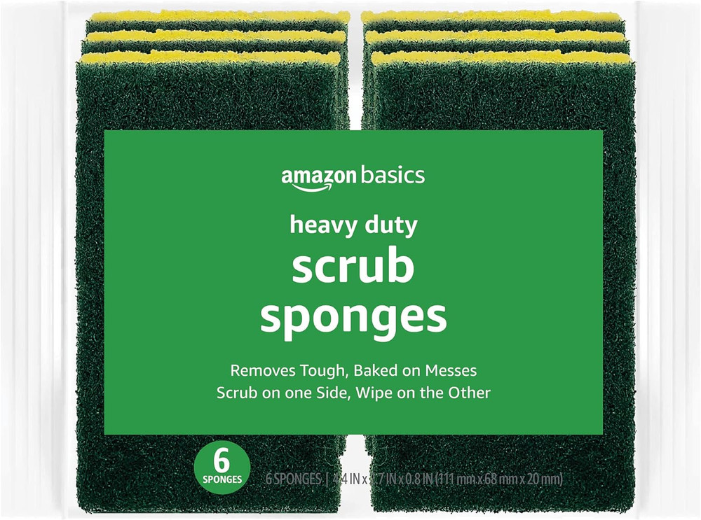 Heavy Duty Sponges, 6 Count