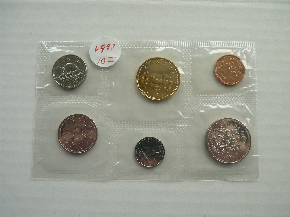ORIGINAL 1993 CANADA SCEALE PL SET  ROYAL CANADA MINT