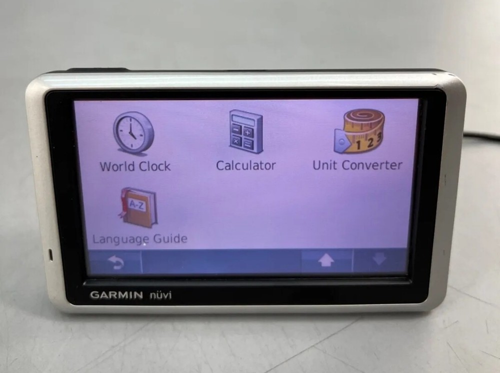 Garmin Nuvi 1350 SILVER With Power Cord TESTED