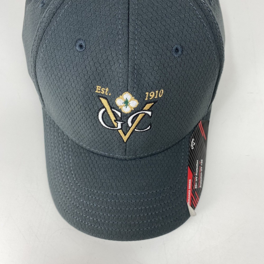 Callaway Golf Performance Series Adjustable Hat Grey Cap UV Protection NWT