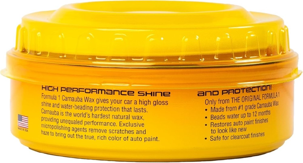 Formula 1 Carnauba High-Gloss Shine Car Wax Paste