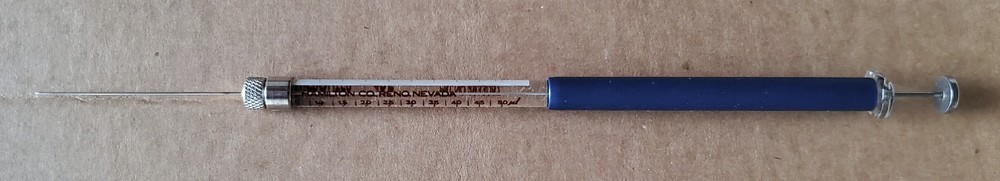 Hamilton 5 µL Model #95, Removable Needle (RN) (NO Needle) Blue Holder
