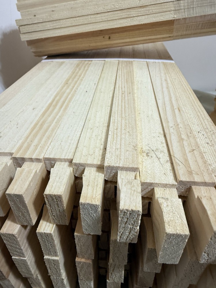 6 1/4” Medium Unassembled Honey Bee Frame Wedge Top Split Bottom 50pack For Wax