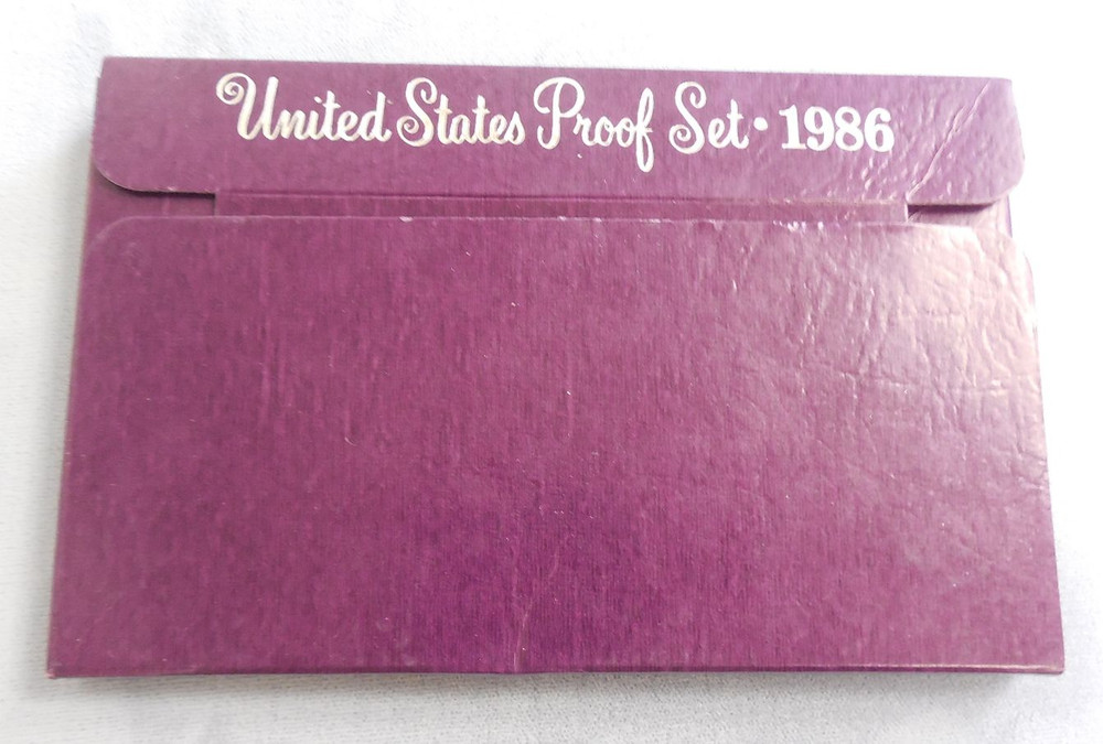 1986 United States Proof Set Original Box