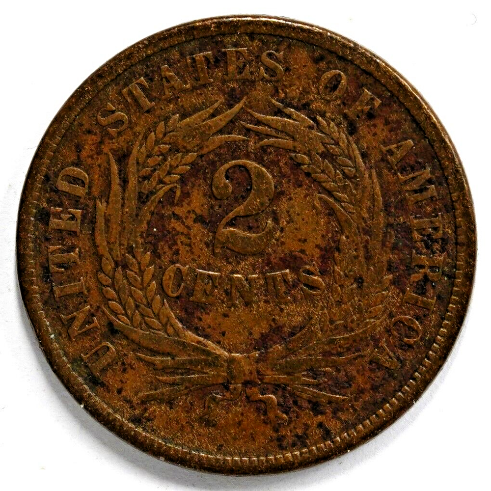 1865 2 Cent Piece