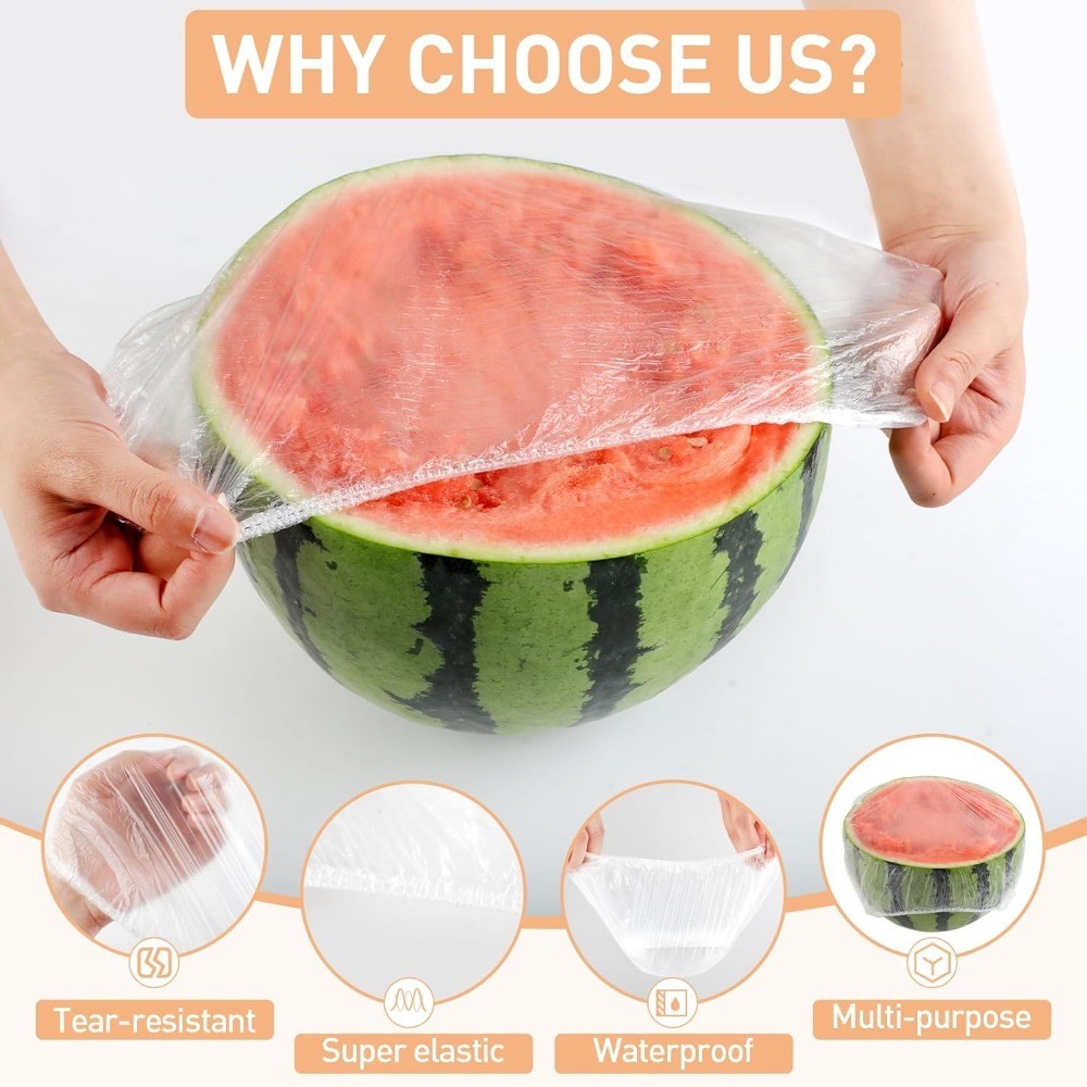Elastic Plastic Bowl Covers 150pcs for Bread Proofing Sourdough Dough Rising