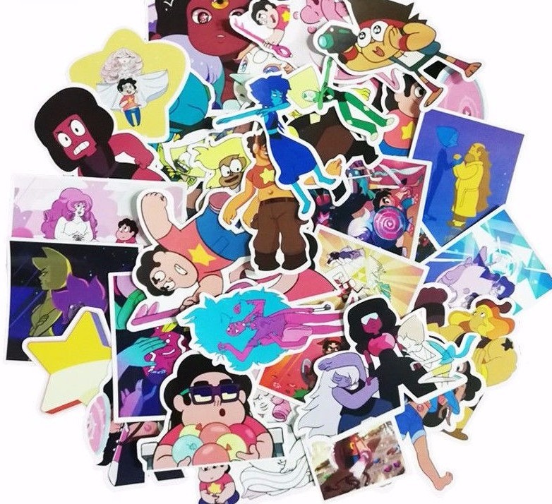 Steven Universe Assorted Set of 32 Assorted Stickers Great Set!!