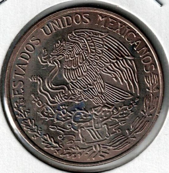 1982 Mexico Uncirculated One Peso Coin