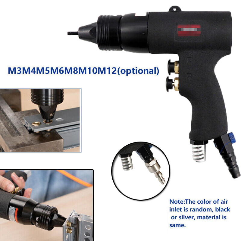 Portable Handheld Pneumatic Pull Setter Riveting Nut Rivet Gun Air Rivet Nut Gun