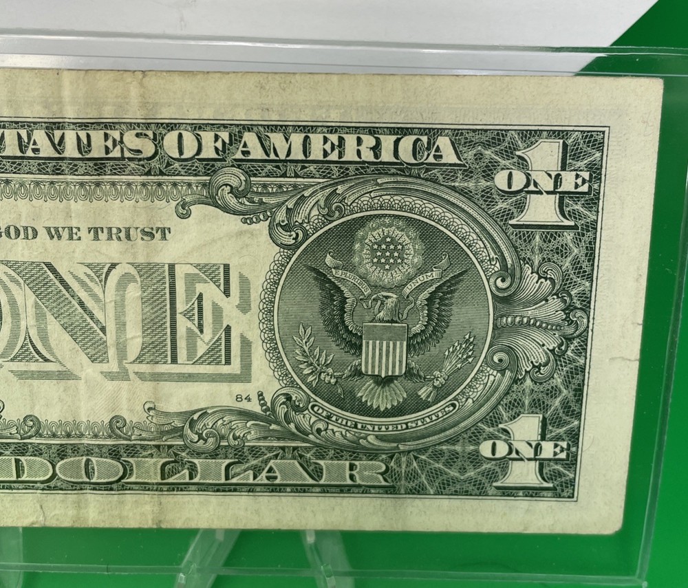 2013 B Duplicate Print ⭐️ STAR NOTE ERROR 🔥$1 Serial Number 🚀💵B07382055⭐️ FW