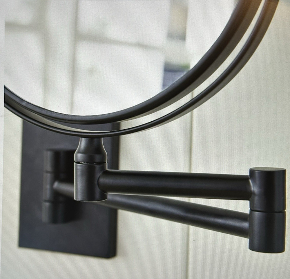 Pottery Barn Linden Magnifying Wall Mirror NIB