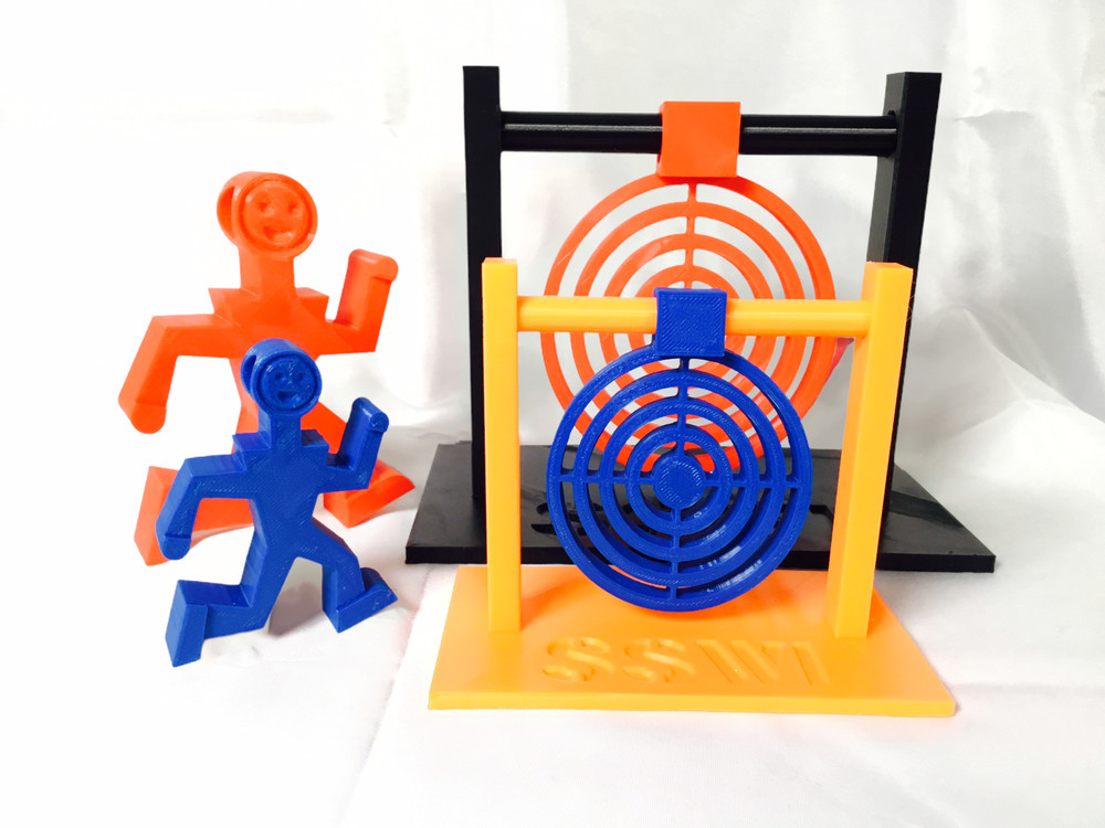 Changeable Spinning Precision Practice Targets FOR Balsters Sledgefire