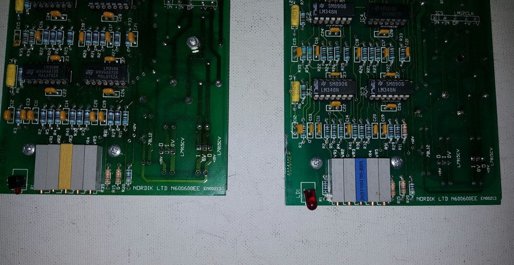 Lot of 2 Nordiko N600600EE PCB Module Board