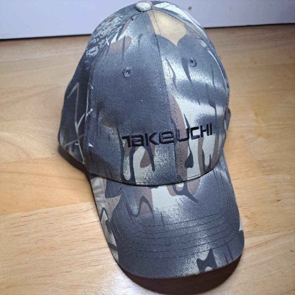 Takeuchi Camo Hat/Cap hook/loop adjustable