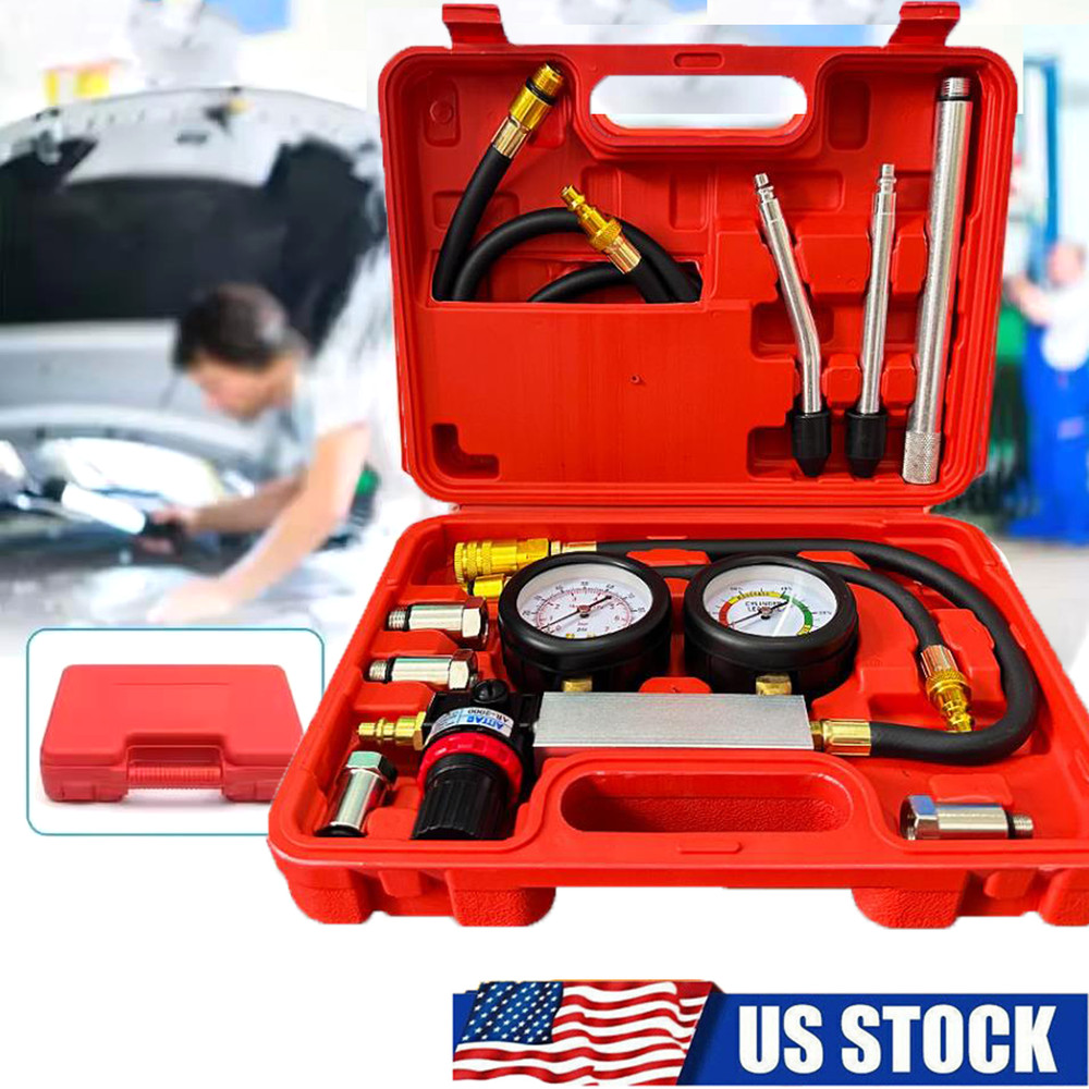 Multi-Function Cylinder Leak Down Tester Kit Engine Compression Tester Tool