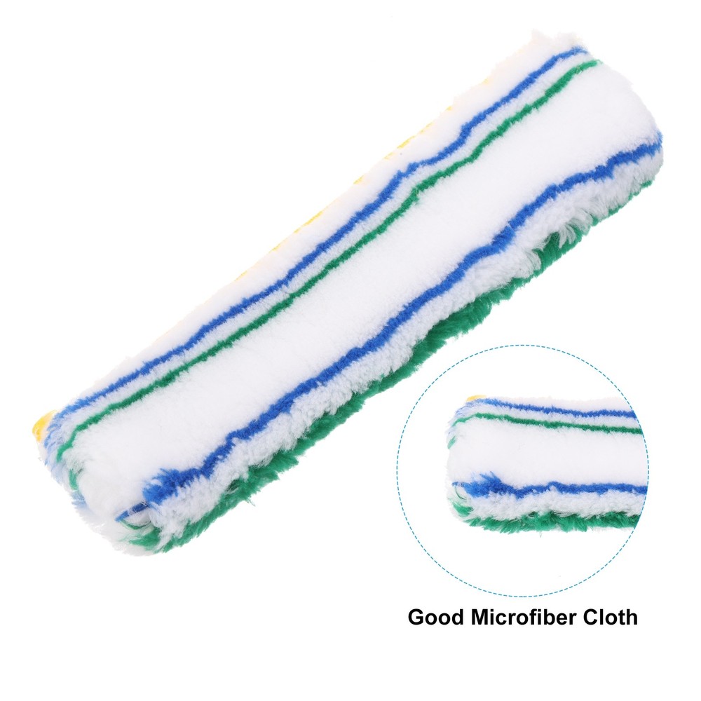 Microfiber Window Scrubber Replacement Head 9.84" Blue/Green