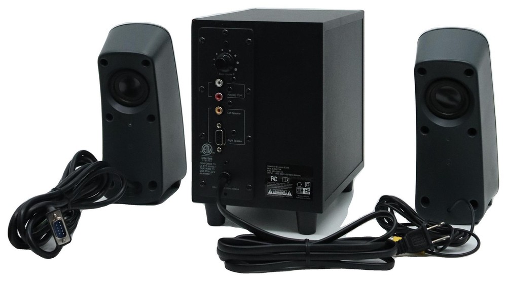 Logitech Speaker System Z323 with Subwoofer check image