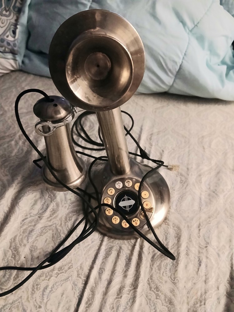 CROSLEY Candlestick Phone - CR64 - Retro Push Button, 1920's-Style -