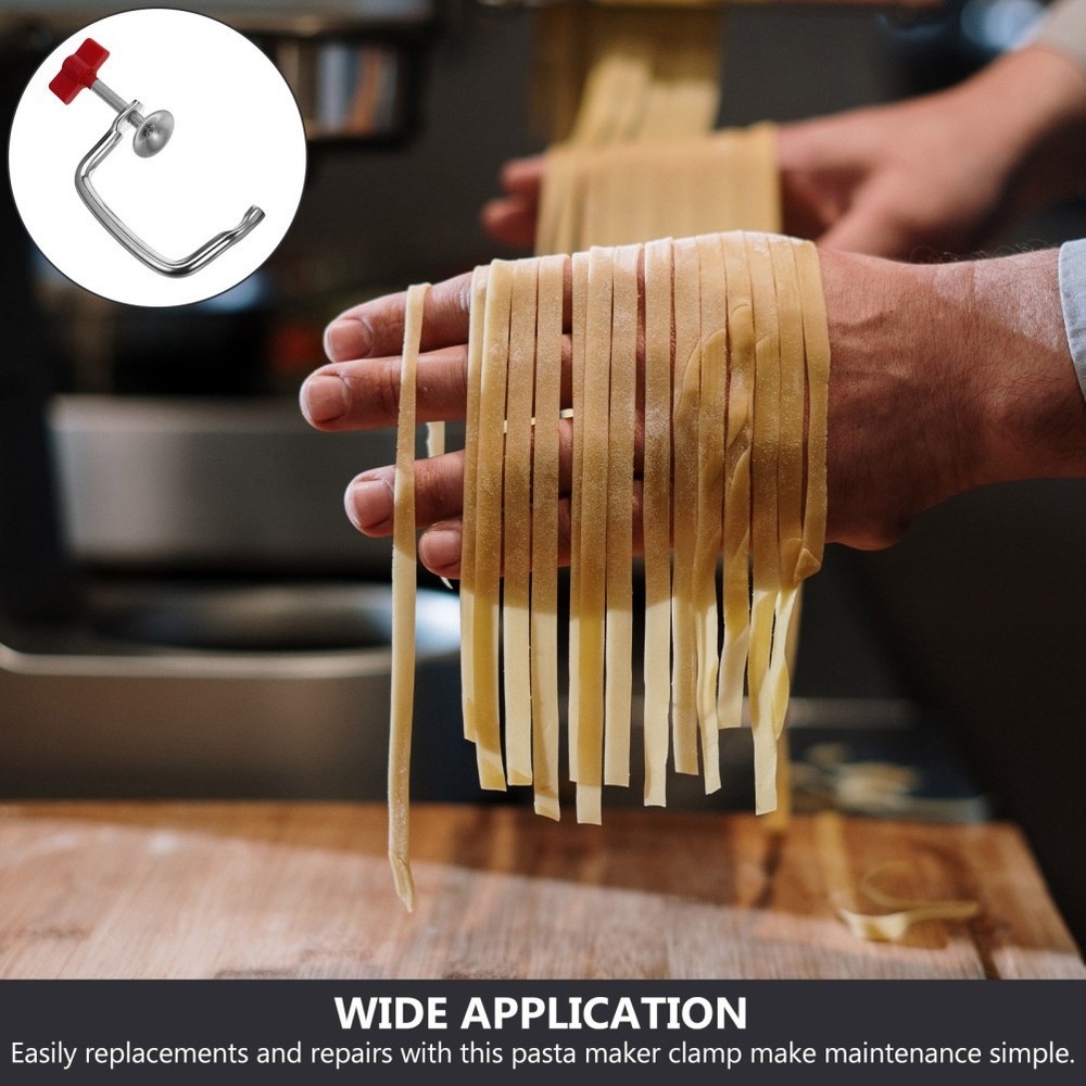 2 Pcs Pasta Making Tools Maker Attachments Manual Noodle Machine Handle