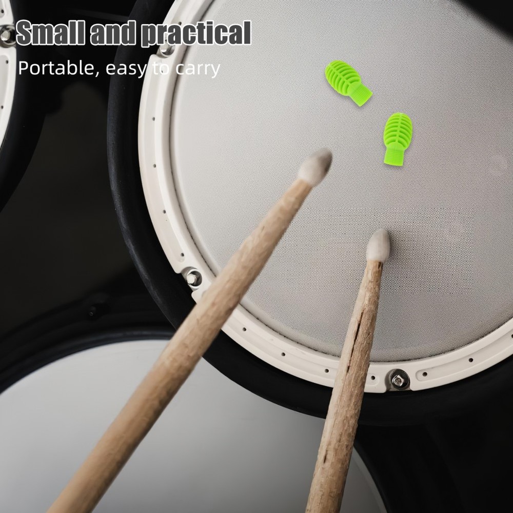 Drum Replacement Accessory Noise-cancelling Mute Tips Drumstick Covers