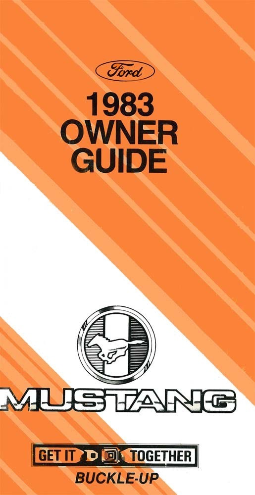 1983 Ford Mustang Owner's Manual