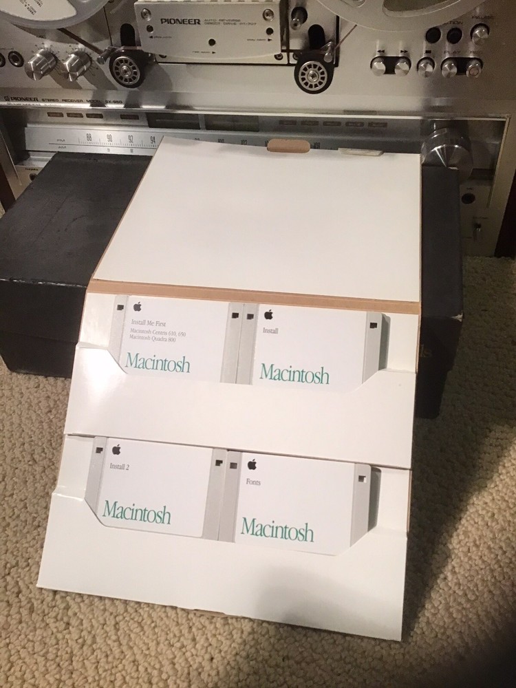 Vtg Mac Centris 610/650 Quadra 800 Macintosh Tools Install Floppy Disk