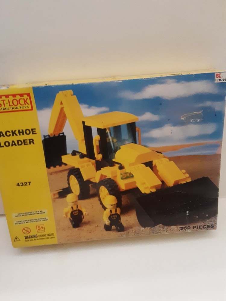 Best Lock Backhoe Loader  350 Piece  Lego Comparable