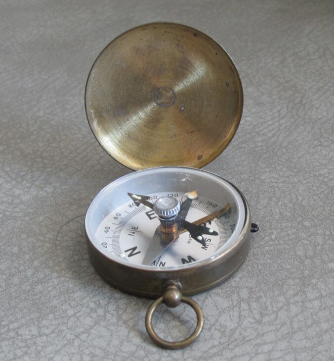 Brass Compass by W. Germany.