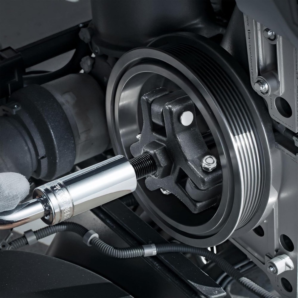 Harmonic Balancer Puller with Adjustable 3-Jaw Puller Kit, Forcing ... Fast Ship