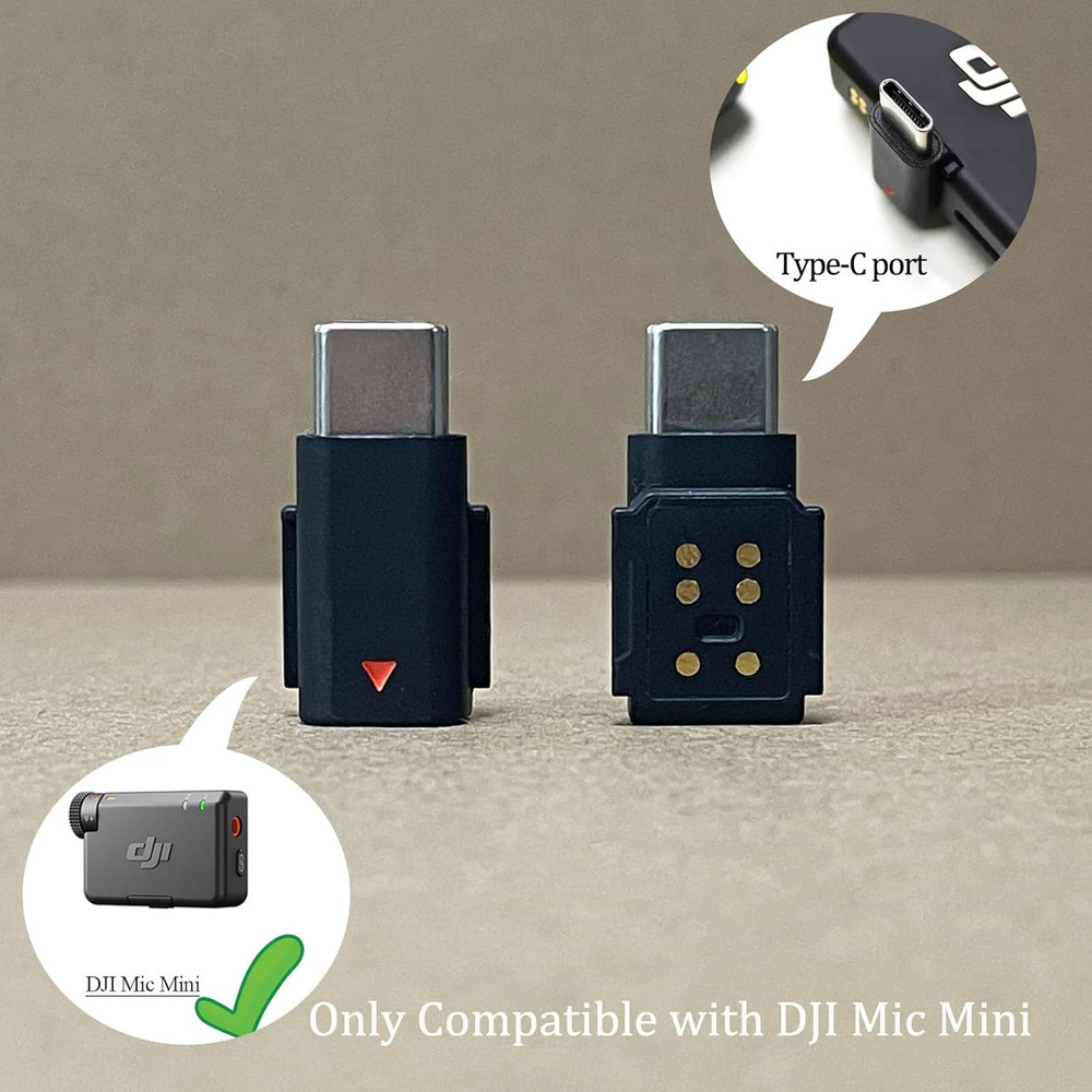 Original for DJI Mic Mini Mobile Phone Adapter Type-C Smartphone/PC/Mac