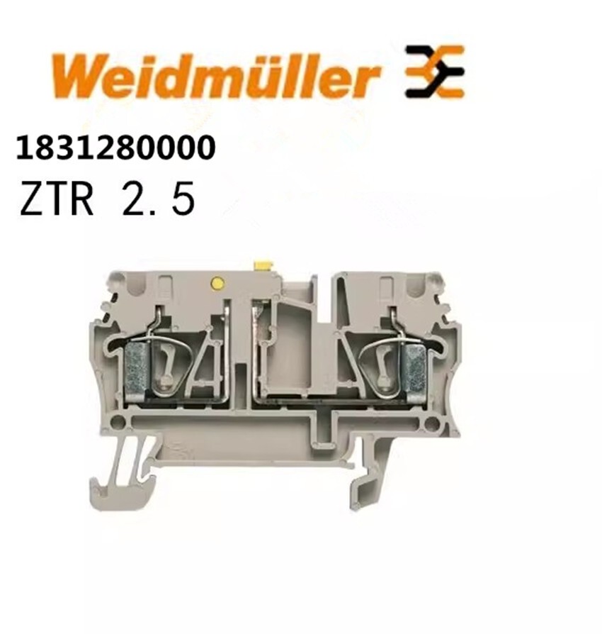 100pcs Weidmuller Terminal 1831280000 ZTR 2.5 Spring-type Switch-type Terminal