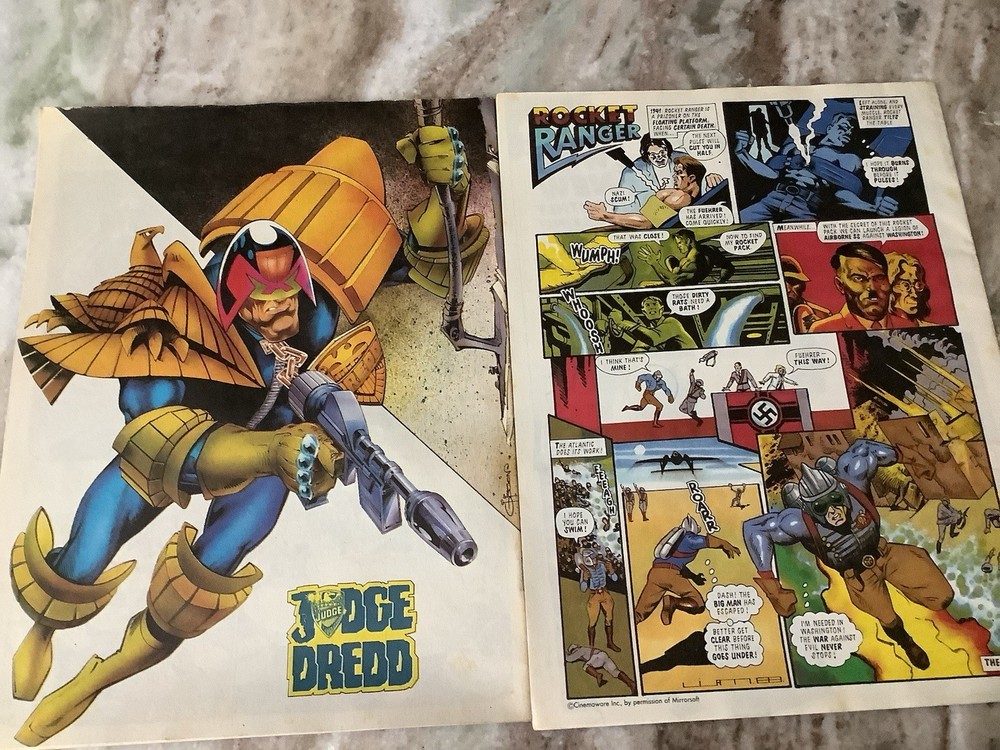 2000 A.D. Featuring Judge UK Program573 & 576 Comic Magazine 1988